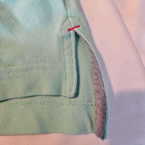 Tommy Hilfiger Mens Custom Fit Short Sleeve Polo Shirt  Green XL - Picture 6 of 9